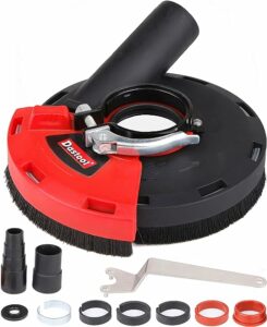 3. Dastool Expert Surface Grinding Dust Shroud for Angle Grinder, Universal 5-Inch 125mm Dt1701-125