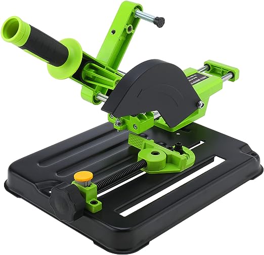 4. YaeTek Upgraded Angle Grinder Stand 45 Degree Clamp Angle Grinder Holder Bracket with Slide Handle for 100-125 Angle Grinder