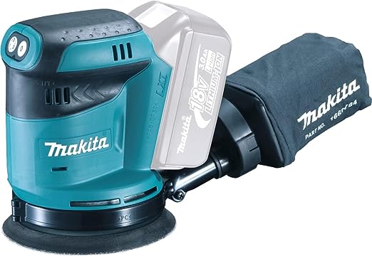 6. Makita 18V Cordless Random Orbital Sander (DBO180Z) Tool Skin Only (No battery included)