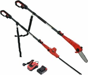 BAUMR-AG Cordless 2 in 1 Pole Chainsaw and Hedge Trimmer
