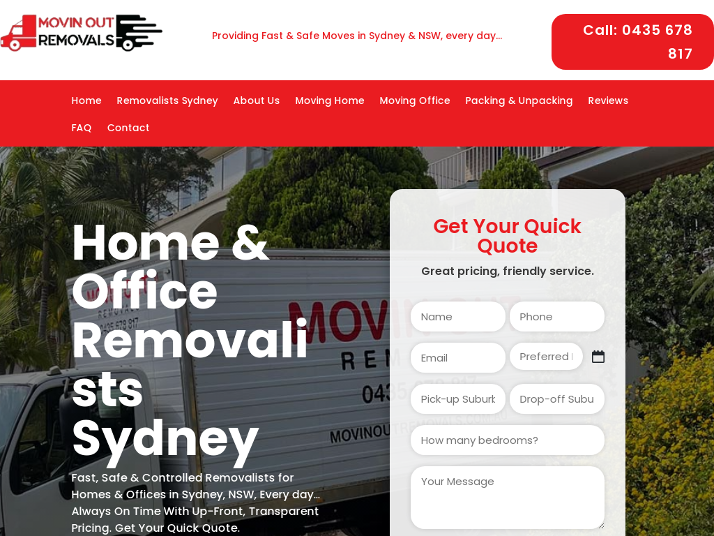 Movin Out Removals _ Removals Sydney _ Removalists Sydney