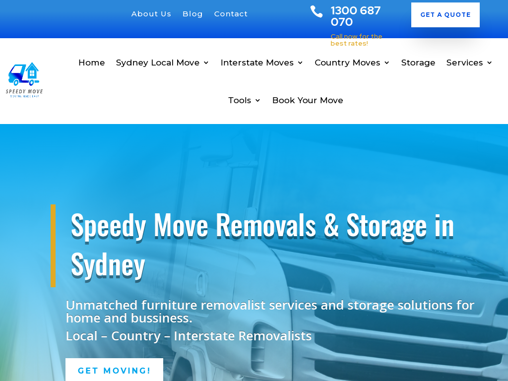 SpeedyMove _ Best Sydney Removalists