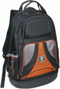 7. Klein Tools Tradesman Pro Tool Bag Backpack, Professional Tool Bag, 39 Pockets, 36. 8 cm (Black), Large (55421BP-14)