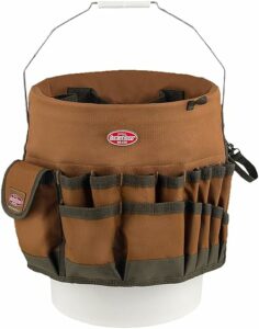 9. Bucket Boss The Bucketeer Bucket Tool Organizer in Brown, 10030
